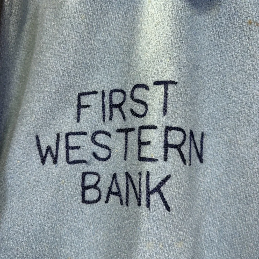 Vintage‎ Butwin Jacket Mens 44 Blue Leather Varsity Softball 1968 North Dakota